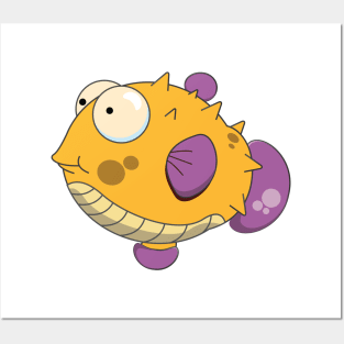 Puffer Fish Posters and Art